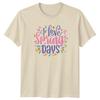 I Love Spring Days Unisexs TShirt Script Lettering Seasonal Nature