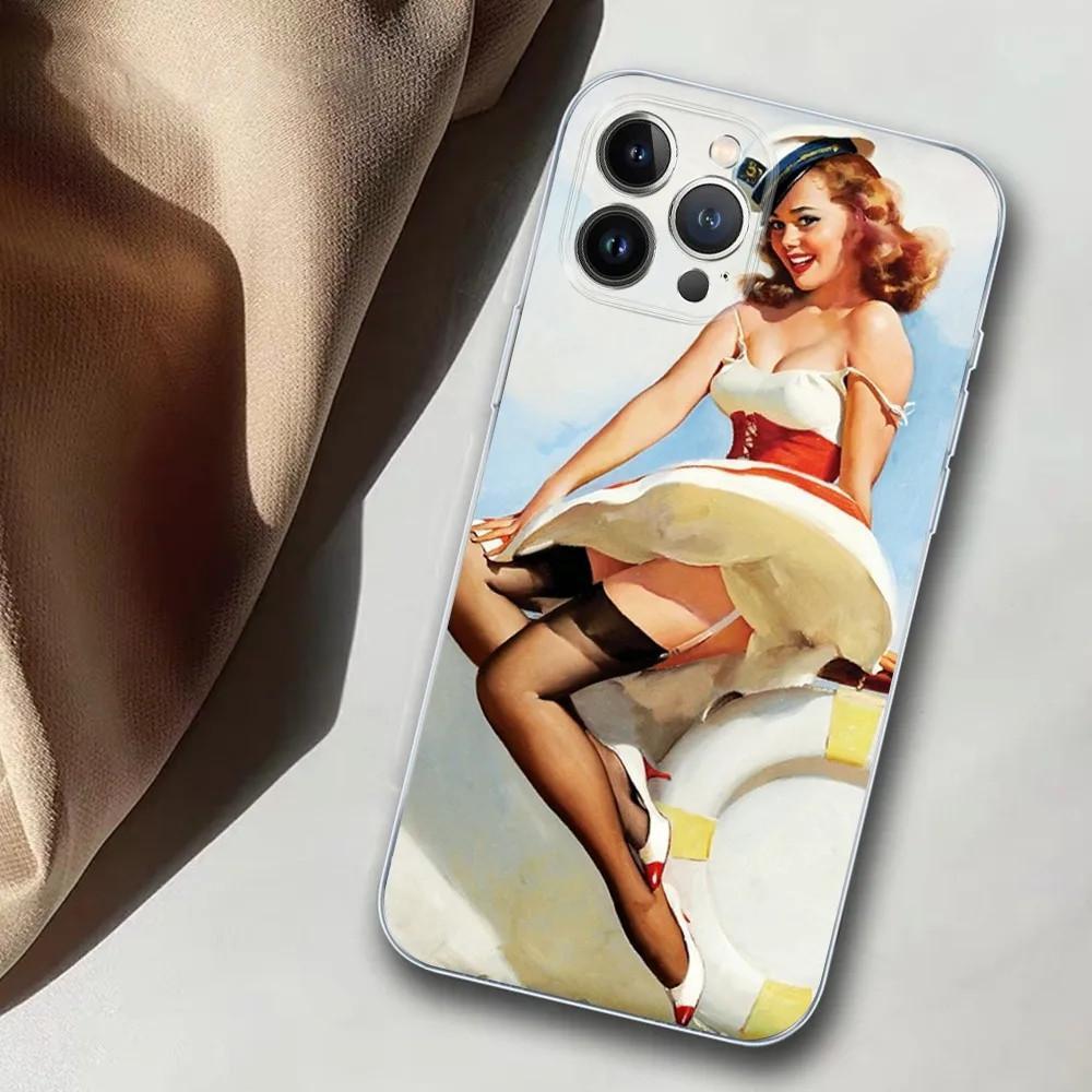 Чехол для мобильного телефона Apple IPhone14 Poster Girl Чехол для мобильного телефона, окрашенный противоударный чехол для мобильного телефона Huawei Anti-Drop