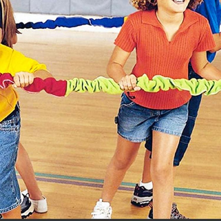 Elastic Fleece Cooperative Stretchy Bands Portable Teamwork Exercise Bands Integrations Dynamic Movement Exercise Bands