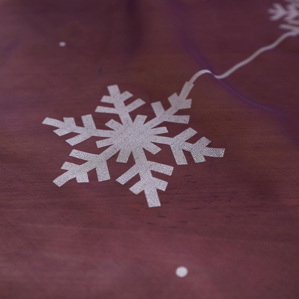 1 шт. рождественские занавески со снежинками, тюль, вуаль, драпировка, балдахин 