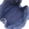 PRADA Canapa ToteM Handbag Bijoux Blue denim Women Used
