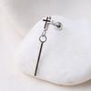Black Cross Surgical Piercing Drop Piercing