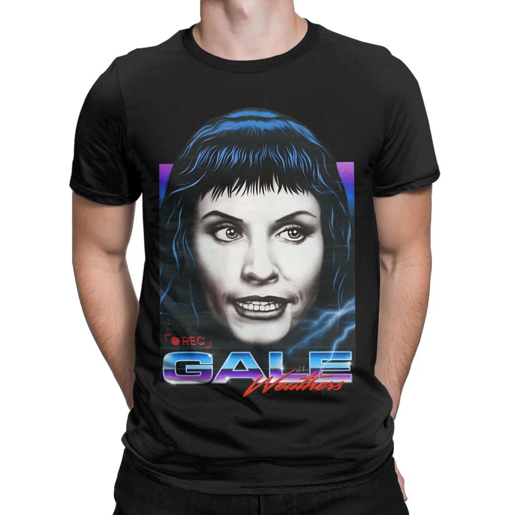 GALE WEATHERS Screamed Movie T Shirt Summer Hippie TShirts Male Cotton O Neck Oversized Clothes Short Sleeve Streetwear Tshirt