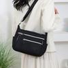 Ladies Nylon Messenger Bag With Contrast Color Design For Casual Outings