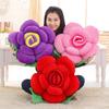 Flower Shaped Throw Pillows INS Style Cushion Romantic Rose Pillows  Sofa/Bed