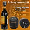 Wine Bottle Cap Lock Combination Password Code Lock Whiskey Bottle Top Stopper Digital Lock for Wine Liquor Bottle