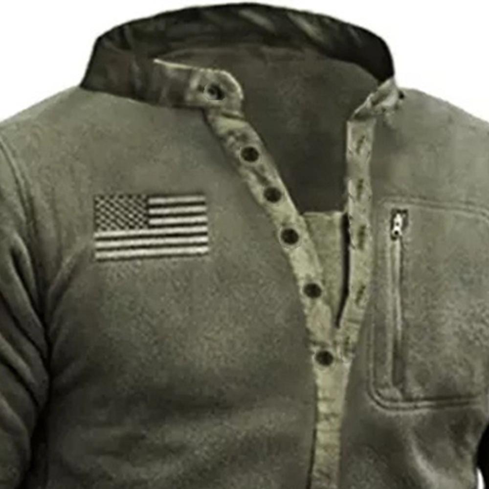 Мужской флисовый пуловер с длинным рукавом, куртка-свитер, тактическое пальто, армейское боевое пальто