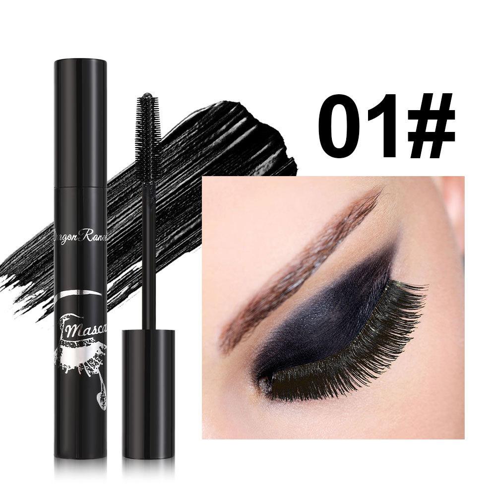 Professional Makeup Color Mascara Waterproof Quick Dry Eyelashes Curling Lengthening Makeup Eyelashes Blue Purple Mascara TSLM1
