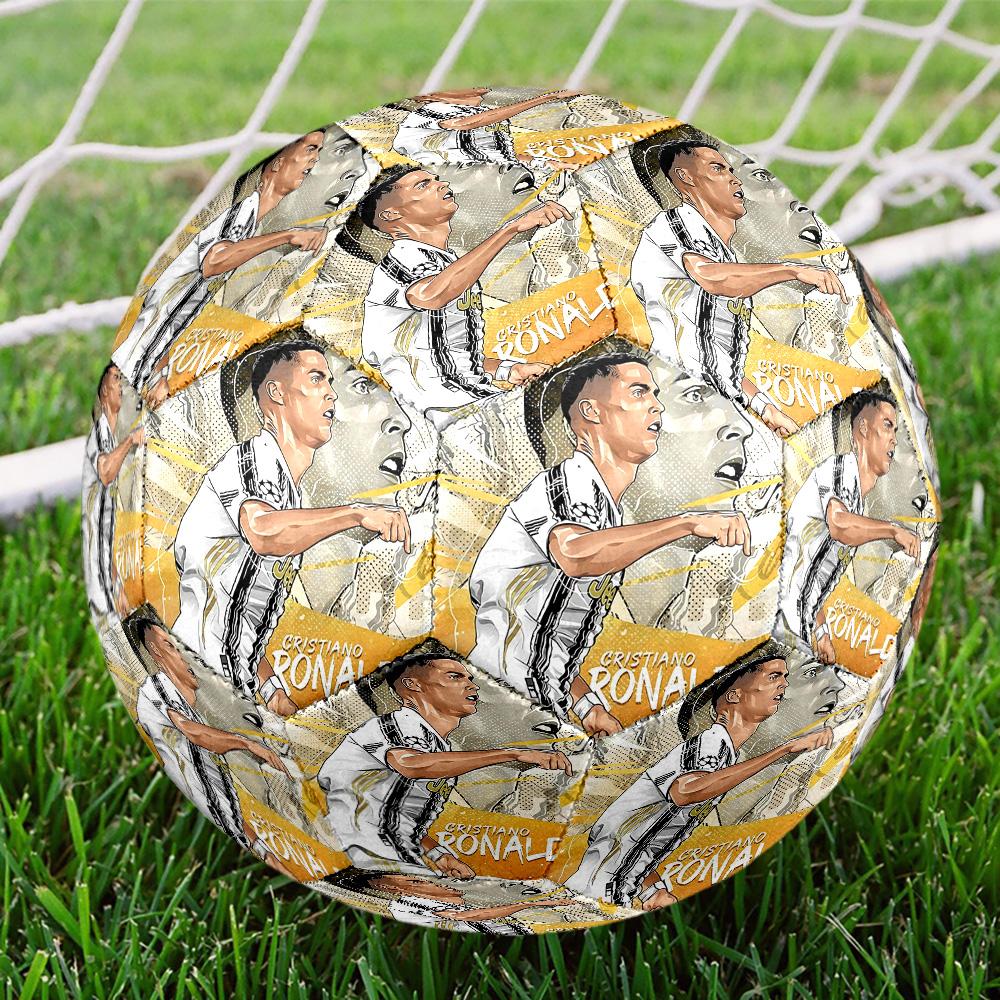 1pc Youssef Ennesyri Celebration Size 5 Football Soccer Balls, Competition Sport Football Indoor And Outdoor Training Ball. Q63014