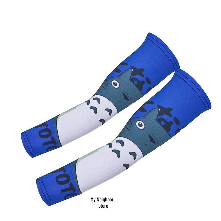 Unisex Kids Summer Sun Protection Arm Sleeves - Cute Spiderman, Iron Man, Batman Design for Outdoor Play