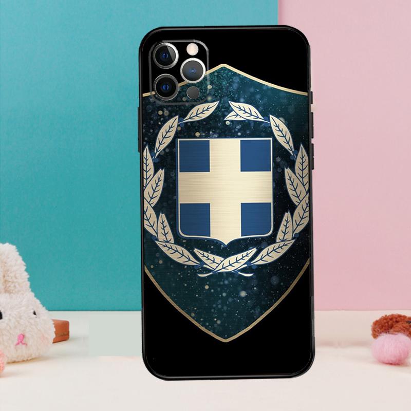 Греция Греческий Национальный Флаг Чехол Для iPhone 14 13 12 11 15 16 Pro Max X XR XS Max 14 Plus Мягкая Задняя Крышка