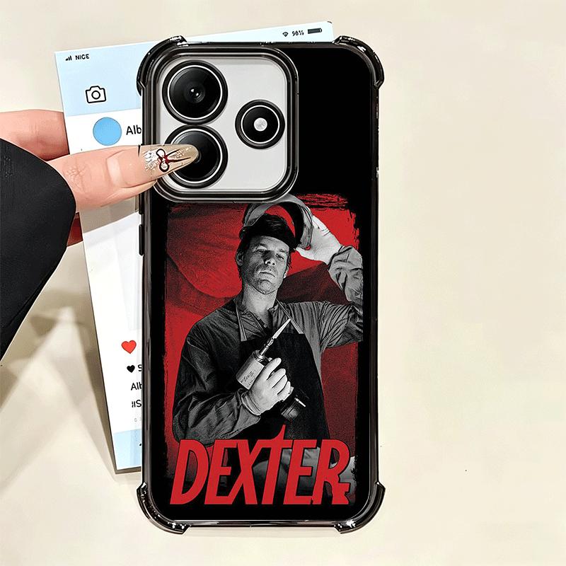 Мягкий чехол для телефона Dexter Morgan TV для Xiaomi Poco X7 X8 Pro Max X6 X5 X3 F8 Ultra F7 M8 M7 M5S Redmi 15C 15A 15 14C 13C 12C 13 12