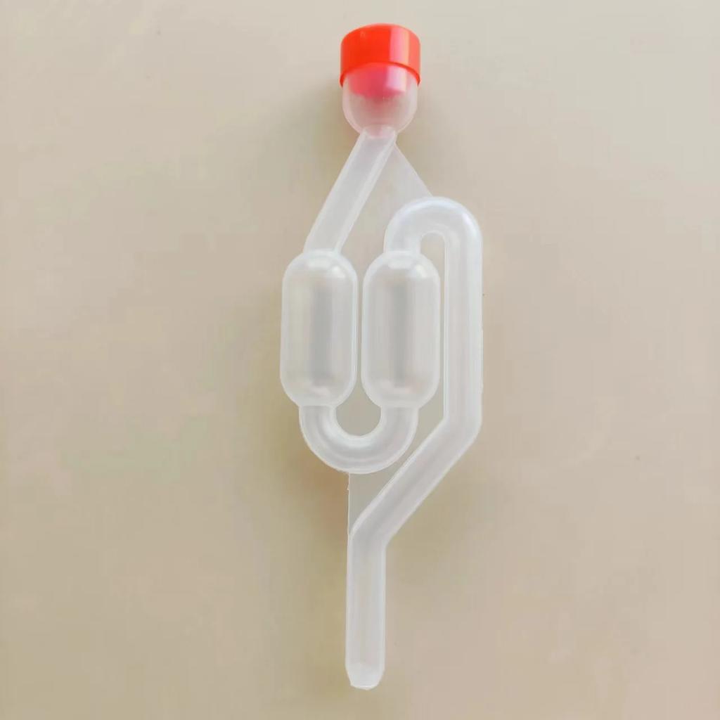 1/3/5 шт. Домашнее пивоварение Вино Ферментация Гидрозатвор Пластиковый Пузырьковый Уплотнитель Односторонний Выпуск Клапан с Водяным Затвором Многоразовый Пивной Инструмент Гидрозатвор