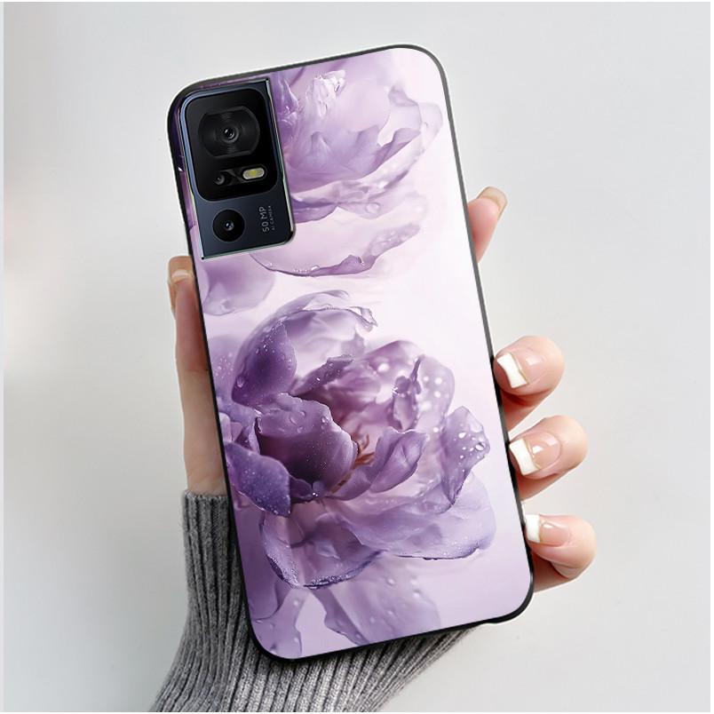 Чехол для телефона TCL 40 SE 40SE 40 XL 40R 40XL 40T Чехол Роскошный Милый Крутой Мультяшный Черный Мягкий Силиконовый Чехол Защитная Оболочка Coque