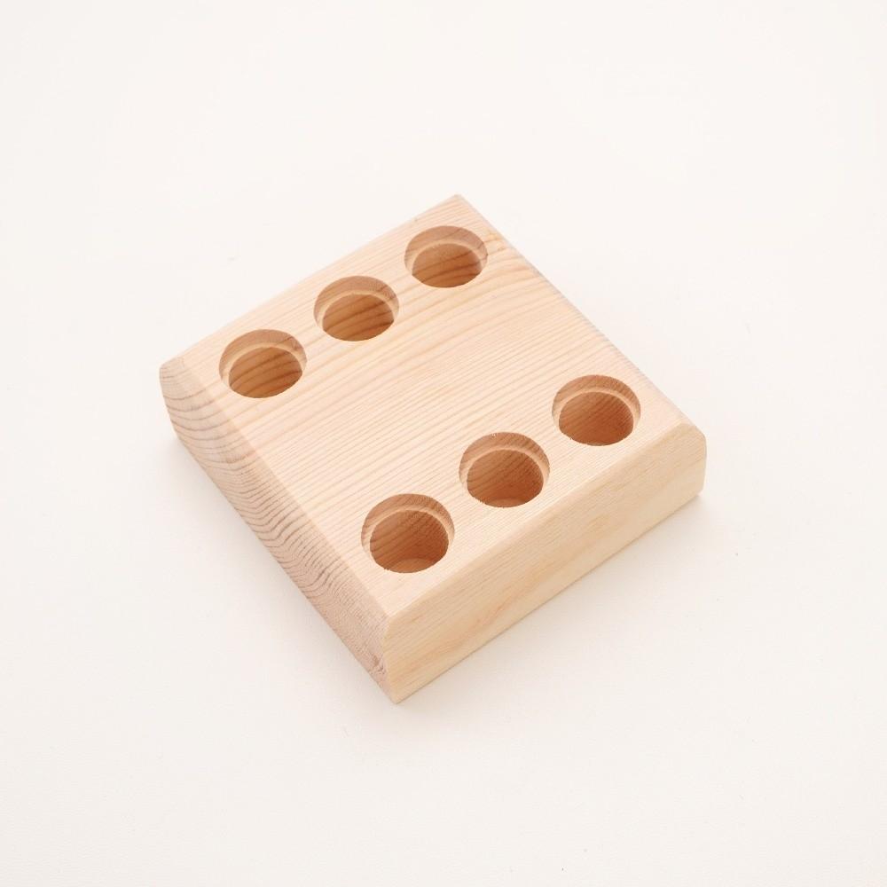 Wooden Tool Holder Non Slip Multi-slots Wood Stand Keep Neat Pliers Storage Holder  Craft Tool