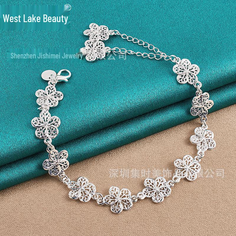 Серебряный женский браслет West Lake Beauty Flower