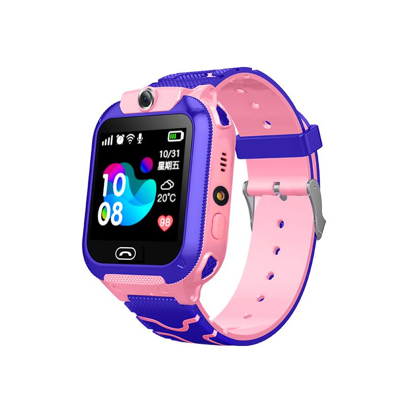 Q12 Kids Smart Watch IP67 Waterproof IPS Display Sleep Tracker Square Shape Android System
