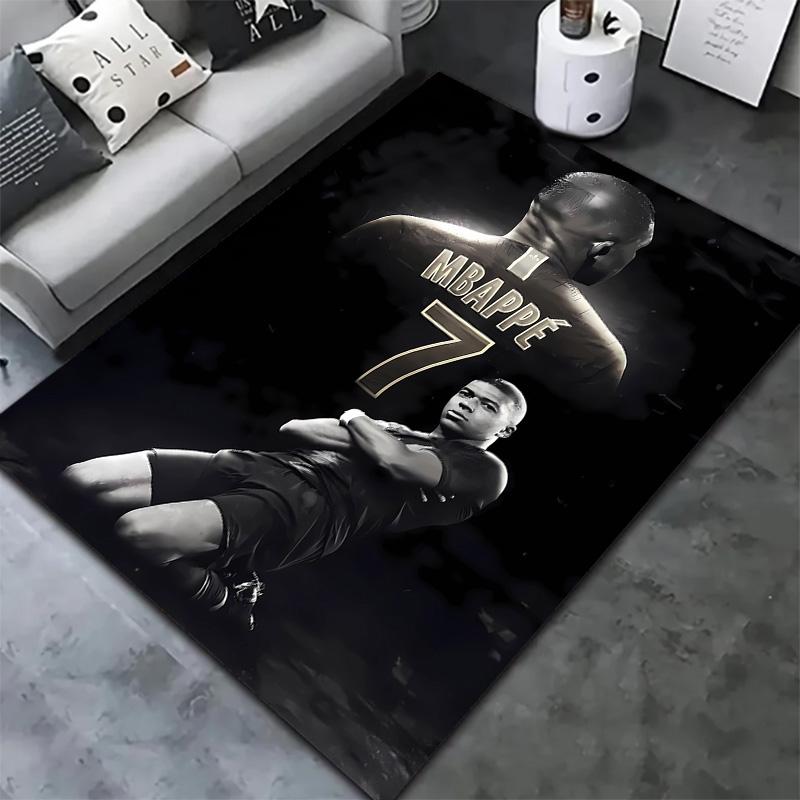 Mbappe Carpet Rug For Living Room Bedroom Home Sofa Decoration Kids Play Nonslip Floor Mat