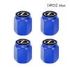 4PCS Car Wheel Tire Valve Stem Covers Cap Decoration Accessories For Lexus UX250h RX450h RX300 GX470 CT200h RX400h NX300h RX350 wzdf76