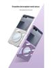 Чехол для Samsung Z Flip7 со складным держателем-кольцом MagSafe с вращением и защитой окна