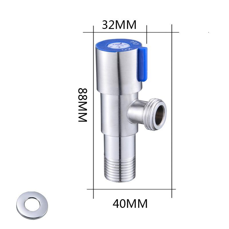 Угловые запорные клапаны выключены на переключателе G1/2, запорный клапан для воды для раковины в ванной комнате