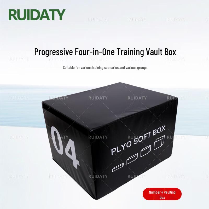 RUIDATY 4-in-1 Soft Plyometric Jump Box