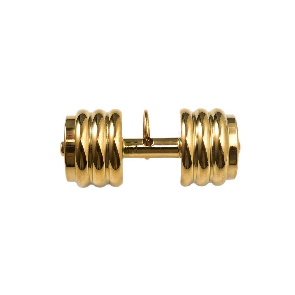 European and American Jewelry Accessories Dumbbell Pendant with Necklace Personalized Jewelry High Sense Fashion