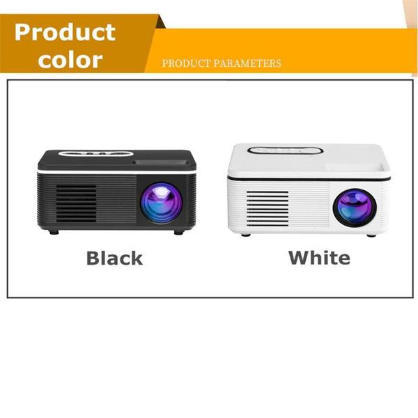 Новый модный светодиодный мини-проектор S361 Full HD 1080P для дома, портативный проектор для домашнего кинотеатра, медиа-видеоплеер