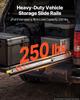 VEVOR Heavy Duty Drawer Slides, 75 cm 113.4 kg with Lock Side Mount Rails, for Cabinets, Kitchen, Workbench, RV