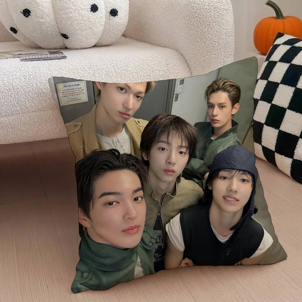 Горячий K-pop Стиль C-Cortis Певец Наволочка Противопылевой Клещ Наволочка Невидимая Молния Шелковистый Короткий Плюш Чехол на Подушку для Дивана