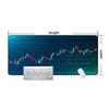 Stock Market Chart Pattern Pc Gamer Mouse Pad Gaming Mousepad 100x50cm XXXL Large Rubber Desk Mat Keyboard Pads Speed Mouse Mat