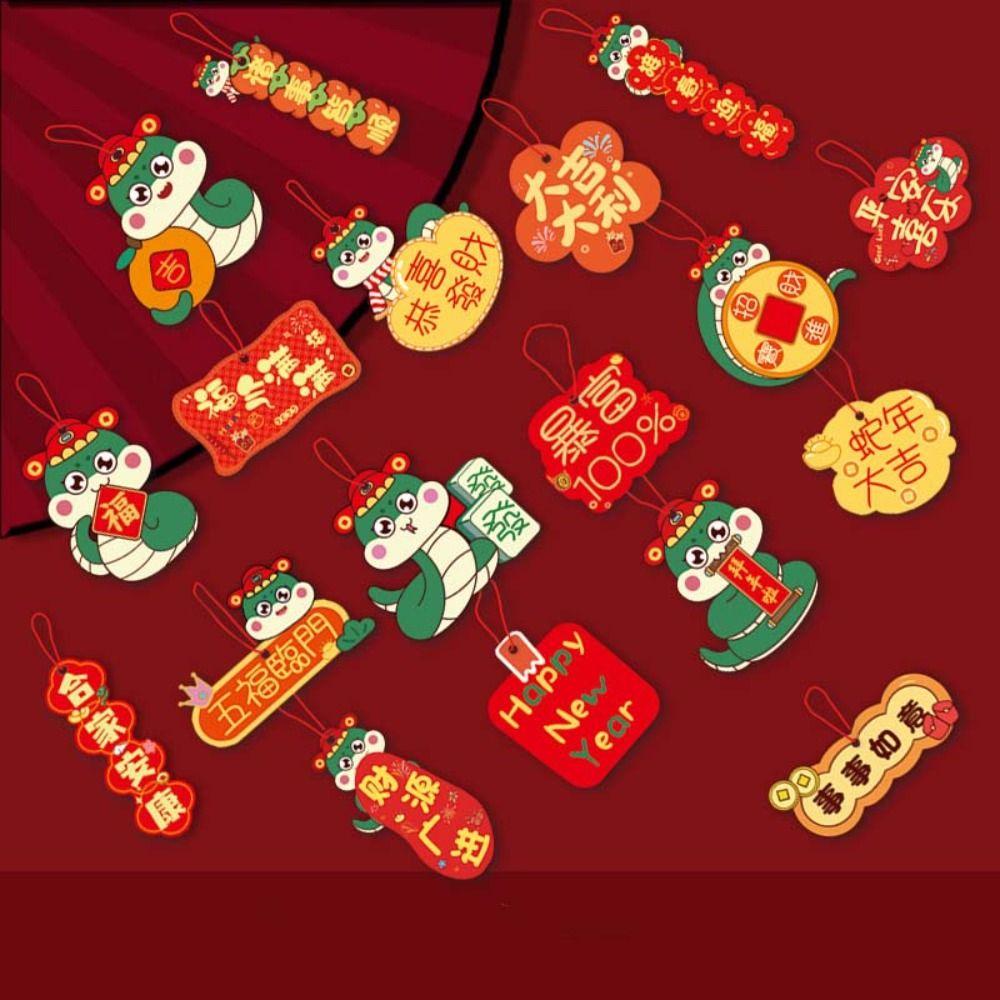 Red Hanging Pendant Tassel Potted Plant Decoration New Hanging Ornament Spring Festival