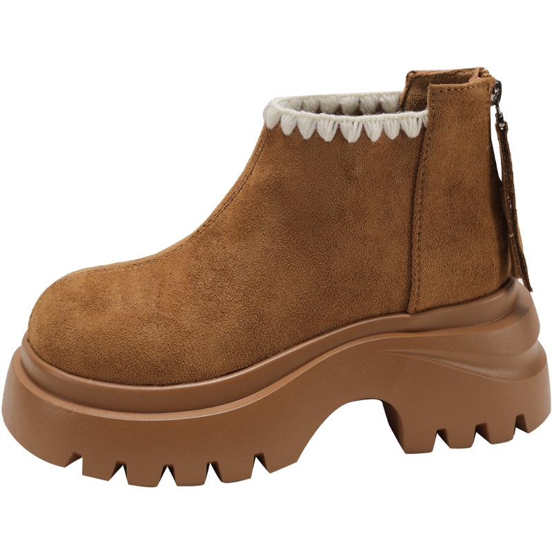 Ботинки Мартина на толстом каблуке и толстой подошве в стиле ретро для фанаток Queen, женские, новые, осень 2025, универсальные зимние короткие ботинки