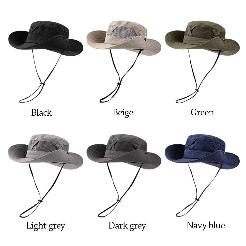 Sun Protection Fishing Cap Breathable Sun Hat Fashion Panama Cap Camping Hiking
