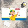 Милое мультяшное полотенце C-Caillou для душа, сауны, путешествий, спа, быстросохнущие, аксессуары для спортзала, мягкие большие пляжные полотенца