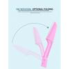 Женский триммер для бровей, 3 шт., бритва с защитой от царапин, инструменты для макияжа, безопасная складная бритва для лица