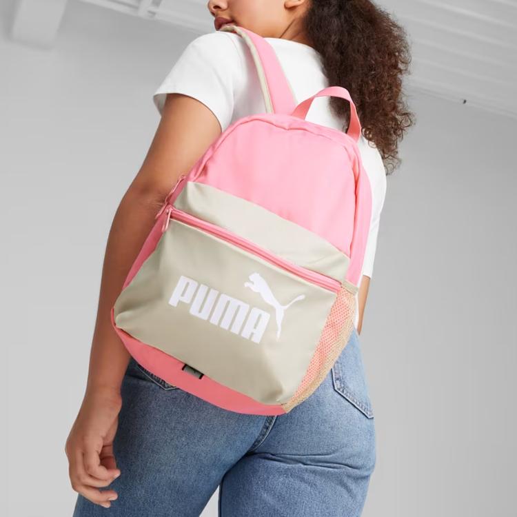New PUMA PHASE Fabric Backpack Small Size Women's Bright Pink 079879-08
