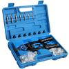 110pcs Rivet Nut Kit Hand Manual Riveter Threaded Riveter Pliers Machine Set M3 M4 M5 M6 M8 M10 M12 Rivets Storag Box Repairtool