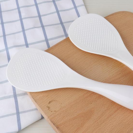 Лопатка для риса Термостойкая Защита от ожогов Зернистый дизайн Экономия труда Самостоящая Пластиковая лопатка для риса для кухни