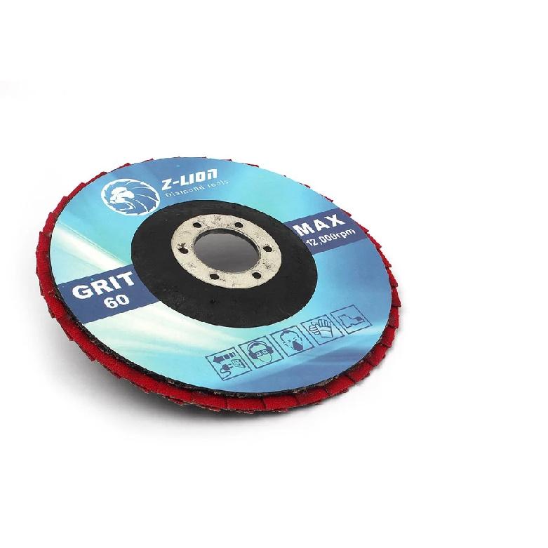 Z-LEAP 5 Inch 1pc 60/100/200/400 Grit Grinding Wheels 125mm Flap Sanding Abrasive Disc For Angle Grinder Diamond Sanding Pad