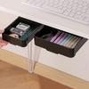 Large Capacity Undertable Drawer Self-Adhesive Hidden Drawer Cosmetics Stationery Organizer