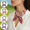 1Pc Neck  Scarves Light And Thin Ladies Headband Cotton Linen Headscarf Bandanna Floral Print Women  Fashion