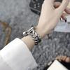 KALEBOL For Apple Watch Series 11 10 42mm/9 8 7 41mm/SE3 SE2 SE 6 5 4 40mm/3 2 1 38mm Watch Band Zinc Alloy Strap V-Shape