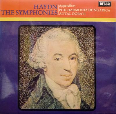 Виниловая пластинка ДЖОЗЕФ ГАЙДН - PHILHARMONIA HUNGARI - Симфонии - Приложения HDNK4748 Decca 1974 Великобритания Классика Б/у
