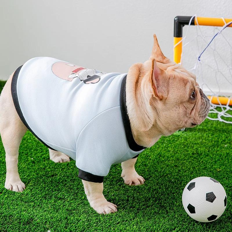 Весна и лето для собак средних и маленьких собак, свитер для боя быков, тонкий дышащий свитер для толстых собак, одежда для собак Starling Dog Pet