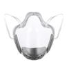 Защитная маска, прозрачная крышка для рта, прочная маска для взрослых, защитная маска для лица, комбинированная пластиковая многоразовая противотуманная пылезащитная маска
