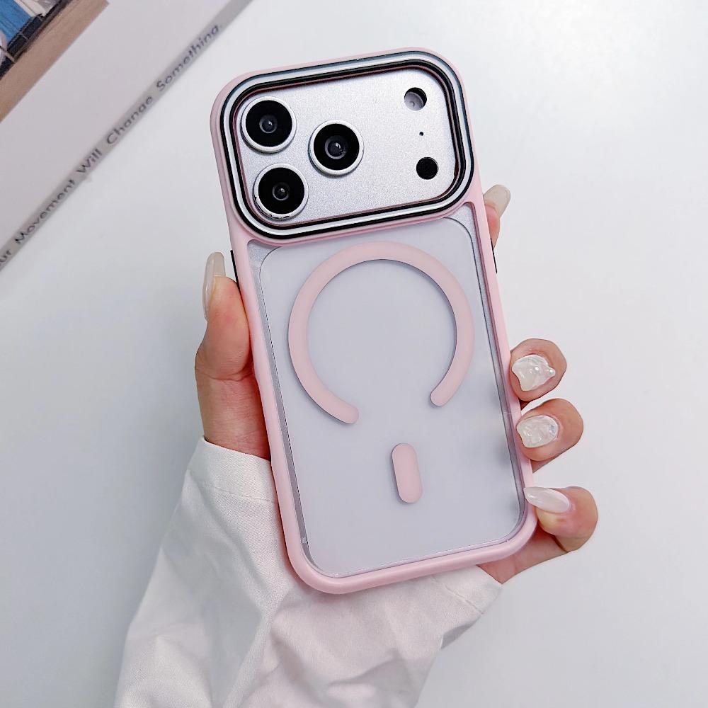 Прозрачный 2-в-1 Хит Цвет Для Чехла Телефона Для Для Iphone 17 16 1 14 13 Pro Max PC+TPU Магнитная Зарядка Бампер Чехол Cuque