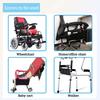 Waterproof Wheelchair Side Pouch Multipocket Wheelchair Hanging Bag Armrest Hanging Handle Holder Wheelchair Accessories