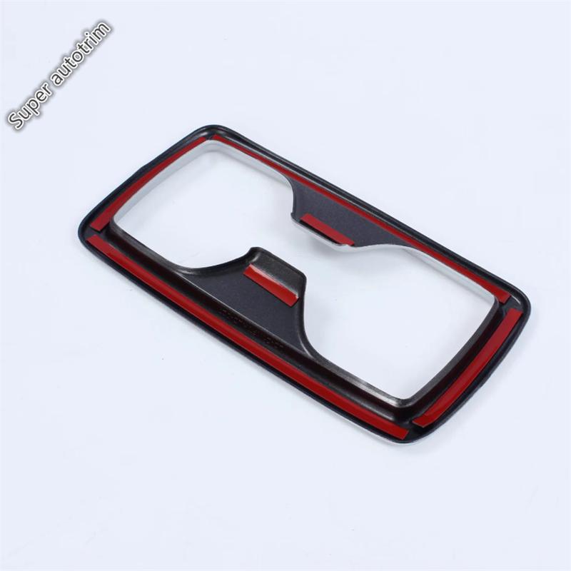 Car Rear Water Cup Holder Panel Frame Cover Trim ABS Matte Accessories For Toyota RAV4 XA50 / Highlander / Harrier - 2026