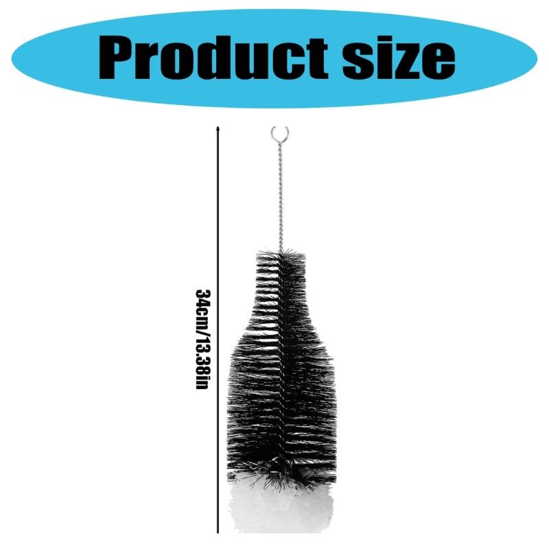 Sodas Bottle Cleaning Brush Soft Bristles for Efficient Cleaning of Sodastreams and Other Beverages Containers